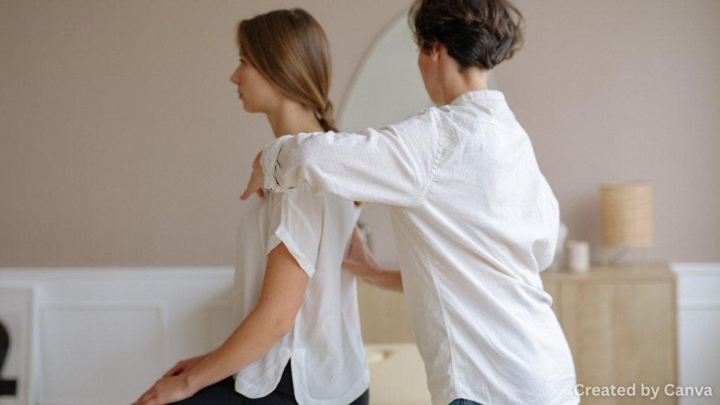 Changes to the spine and healing of soft tissue